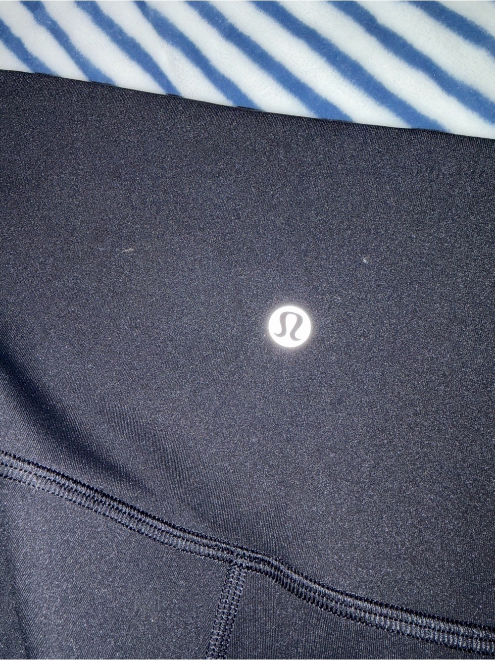 lululemon athletica Black Performance Leggings with Interior Size Tag